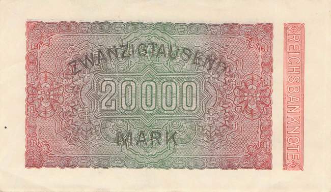 20000 Mark 1923 ro.84f xF
